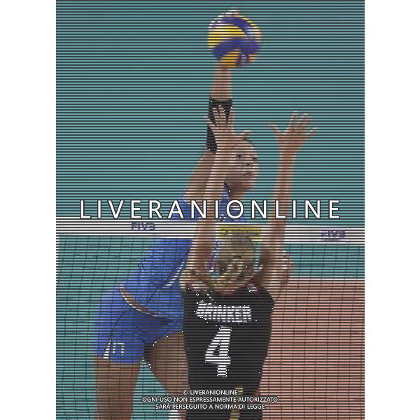 Valentina Diouf VOLLEY ITALIA-GERMANIA. Oggi 04 agosto 2013 a Montichiari Ph Fotolive Richard Morgano AG ALDO LIVERANI SAS 
