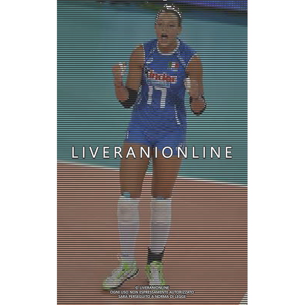 Valentina Diouf VOLLEY ITALIA-GERMANIA. Oggi 04 agosto 2013 a Montichiari Ph Fotolive Richard Morgano AG ALDO LIVERANI SAS 