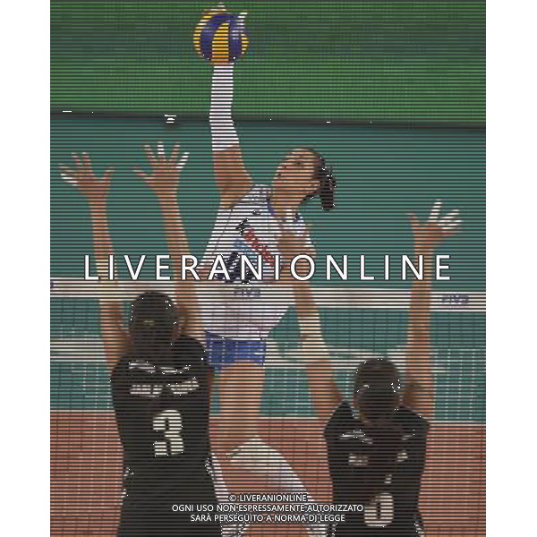 Carolina Costagrande VOLLEY ITALIA-KAZAKISTAN. Oggi 03 agosto 2013 a Montichiari Ph Fotolive Richard Morgano AG ALDO LIVERANI SAS
