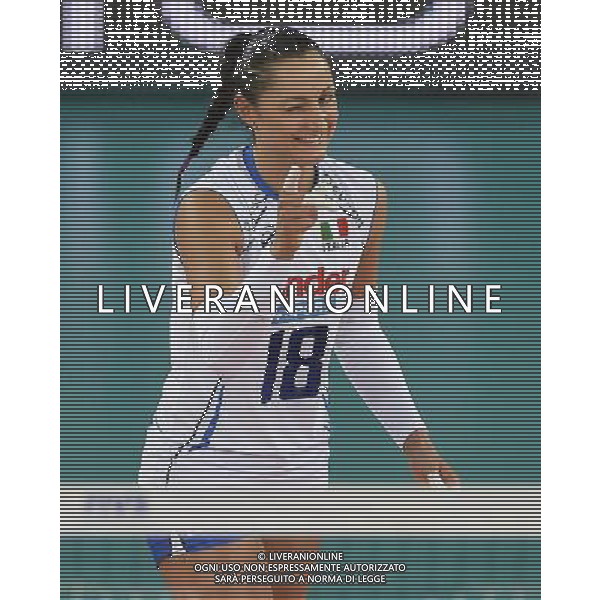 Carolina Costagrande VOLLEY ITALIA-KAZAKISTAN. Oggi 03 agosto 2013 a Montichiari Ph Fotolive Richard Morgano AG ALDO LIVERANI SAS