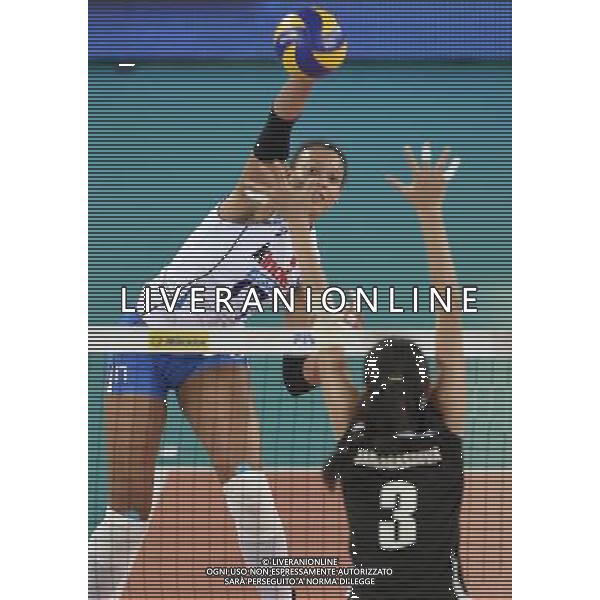 Valentina Diouf VOLLEY ITALIA-KAZAKISTAN. Oggi 03 agosto 2013 a Montichiari Ph Fotolive Richard Morgano AG ALDO LIVERANI SAS