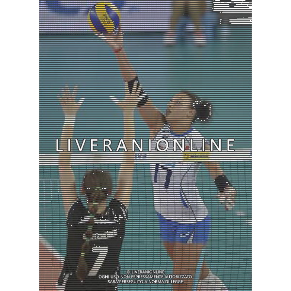 Valentina Diouf VOLLEY ITALIA-KAZAKISTAN. Oggi 03 agosto 2013 a Montichiari Ph Fotolive Richard Morgano AG ALDO LIVERANI SAS