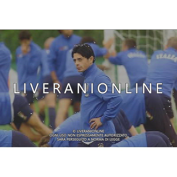 Coverciano allenamento nazionale italia 12/10/2004 nella foto mauro esposito foto gianni nucci/agenzia aldo liverani