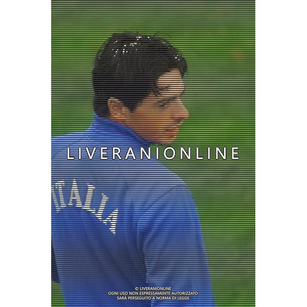 Coverciano allenamento nazionale italia 12/10/2004 nella foto mauro esposito foto gianni nucci/agenzia aldo liverani