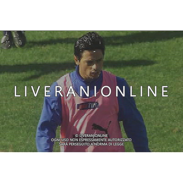 Coverciano allenamento nazionale italia 12/10/2004 nella foto mauro esposito foto gianni nucci/agenzia aldo liverani