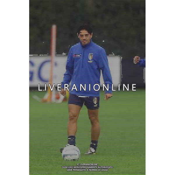 Coverciano allenamento nazionale italia 12/10/2004 nella foto mauro esposito foto gianni nucci/agenzia aldo liverani