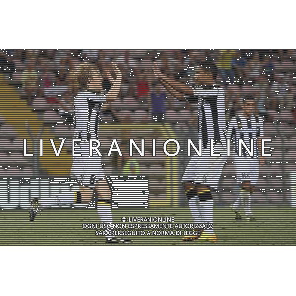 TRIESTE 8/8/2013 PRELIMINARI EUROPA LEAGUE UDINESE vs SIROKI BRIJEG NELLA FOTO ESULTANZA BASTA FOTO PAOLA GARBUIO/AG ALDO LIVERANI S.A.S.