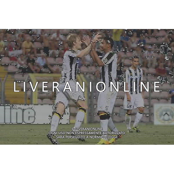 TRIESTE 8/8/2013 PRELIMINARI EUROPA LEAGUE UDINESE vs SIROKI BRIJEG NELLA FOTO ESULTANZA BASTA FOTO PAOLA GARBUIO/AG ALDO LIVERANI S.A.S.