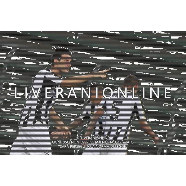 TRIESTE 8/8/2013 PRELIMINARI EUROPA LEAGUE UDINESE vs SIROKI BRIJEG NELLA FOTO ESULTANZA AZZARI FOTO PAOLA GARBUIO/AG ALDO LIVERANI S.A.S.