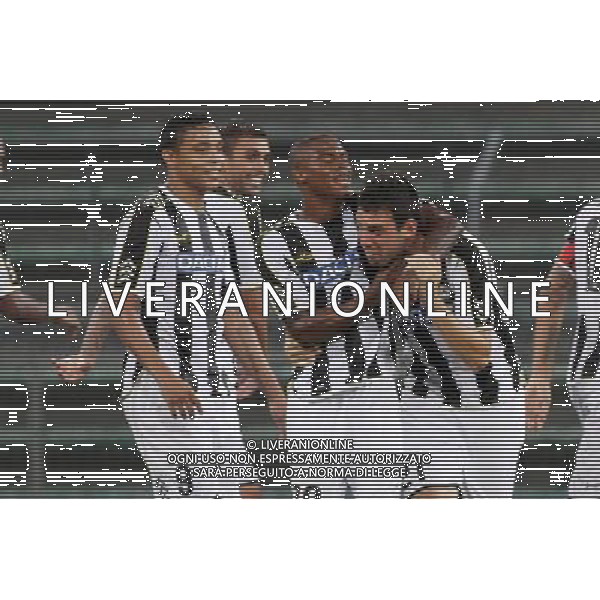 TRIESTE 8/8/2013 PRELIMINARI EUROPA LEAGUE UDINESE vs SIROKI BRIJEG NELLA FOTO ESULTANZA AZZARI FOTO PAOLA GARBUIO/AG ALDO LIVERANI S.A.S.