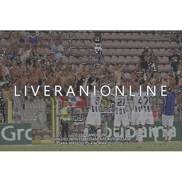 08-08-2013 PRELIMINALI EUROPA LEAGUE UDINESE-SIROKI BRIJEG NELLA FOTO:ESULTA L\'UDINESE A FINE PARTITA FOTO PAOLA GARBUIO/AG.ALDO LIVERANI