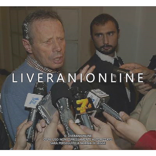 Hotel Gallia Milano 12/10/2004 Riunione dei Presidenti dei Club di serie A e B nella foto maurizio zamparini foto emilio andreoli/agenzia aldo liverani