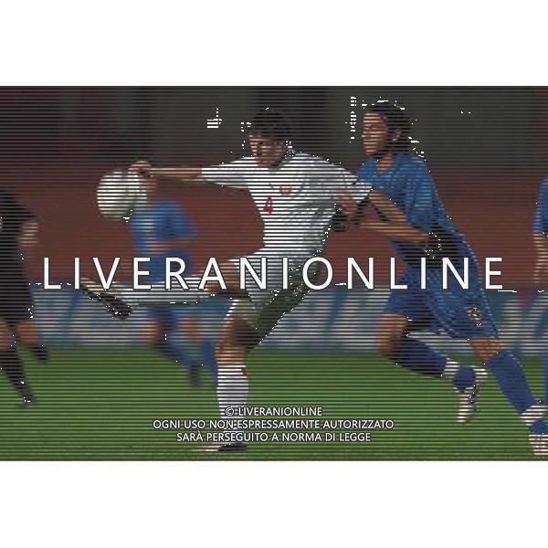 Mantova 12/10/2004 Italia-Bielorussia Under 21 Qualificazioni europei nella foto pazzini foto marco luzzani/agenzia aldo liverani