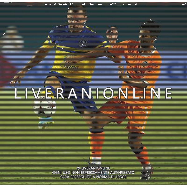 Guinness International Champions Cup 2013 Finale 5th-6th Posto Miami - 06.08.2013 Everton-Valencia Nella Foto:Gibson Darron-Viera Jonathan /Ph.Vitez-Ag. Aldo Liverani