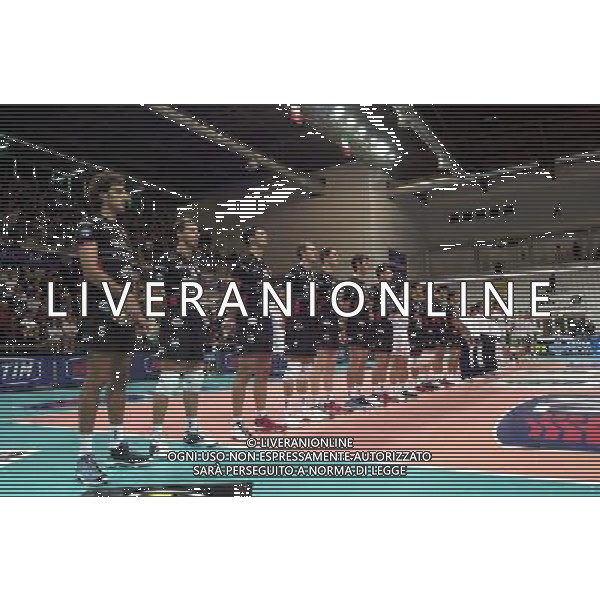 roseto degli abruzzi 12/10/2004 finale supercoppa italiana tim di Volley maschile Sisley treviso - Cuneo nella foto sisley treviso foto chiodi cristiano/agenzia aldo liverani