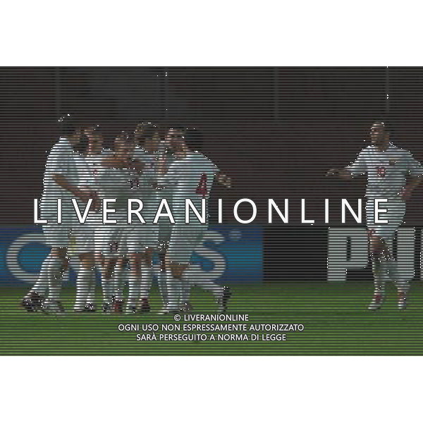 Mantova 12/10/2004 Italia-Bielorussia Under 21 Qualificazioni europei nella foto esultanza dopo il gol di skvernyuk foto marco luzzani/agenzia aldo liverani