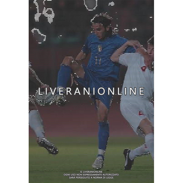 Mantova 12/10/2004 Italia-Bielorussia Under 21 Qualificazioni europei nella foto pazzini foto marco luzzani/agenzia aldo liverani