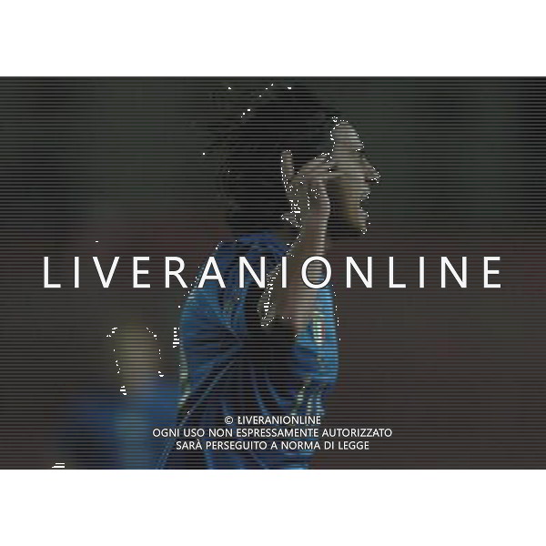 Mantova 12/10/2004 Italia-Bielorussia Under 21 Qualificazioni europei nella foto esultanza dopo il gol di aquilani agenzia aldo liverani