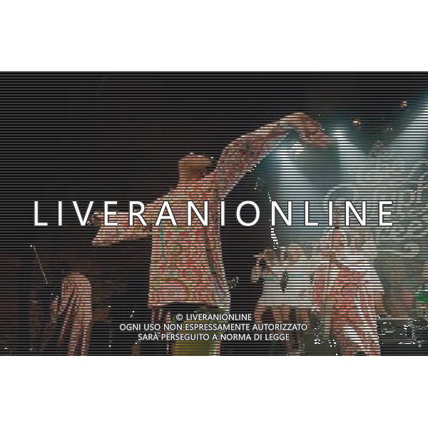 Polyphonic Spree, fronted by Tim DeLaughter, perform at their album launch event at Village Undergrond, London, on Tuesday 6 August. AG ALDO LIVERANI SAS ONLY ITALY