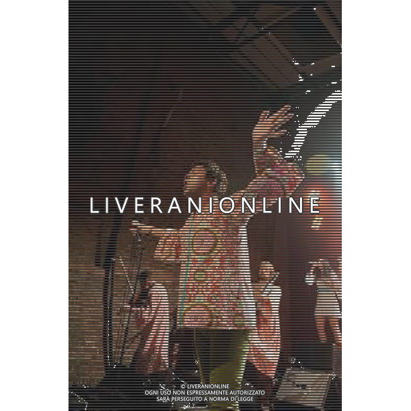 Polyphonic Spree, fronted by Tim DeLaughter, perform at their album launch event at Village Undergrond, London, on Tuesday 6 August. AG ALDO LIVERANI SAS ONLY ITALY