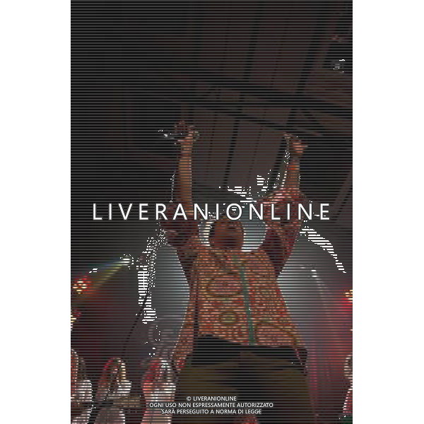 Polyphonic Spree, fronted by Tim DeLaughter, perform at their album launch event at Village Undergrond, London, on Tuesday 6 August. AG ALDO LIVERANI SAS ONLY ITALY