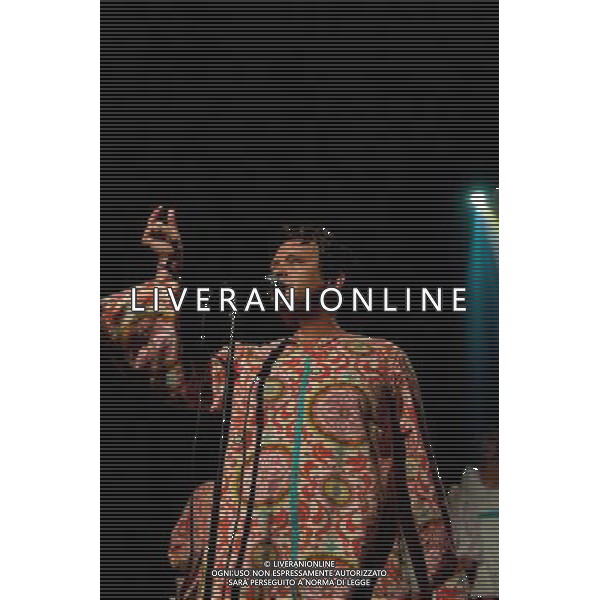 Polyphonic Spree, fronted by Tim DeLaughter, perform at their album launch event at Village Undergrond, London, on Tuesday 6 August. AG ALDO LIVERANI SAS ONLY ITALY