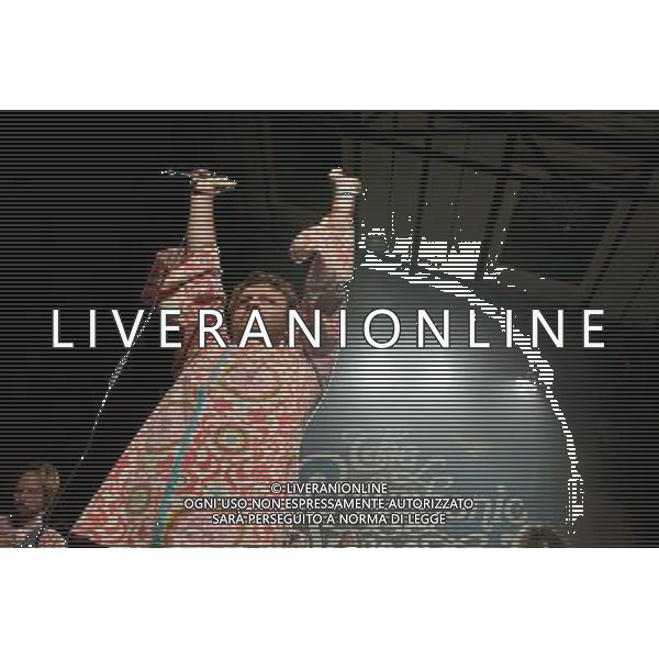 Polyphonic Spree, fronted by Tim DeLaughter, perform at their album launch event at Village Undergrond, London, on Tuesday 6 August. AG ALDO LIVERANI SAS ONLY ITALY