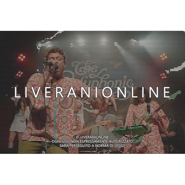 Polyphonic Spree, fronted by Tim DeLaughter, perform at their album launch event at Village Undergrond, London, on Tuesday 6 August. AG ALDO LIVERANI SAS ONLY ITALY