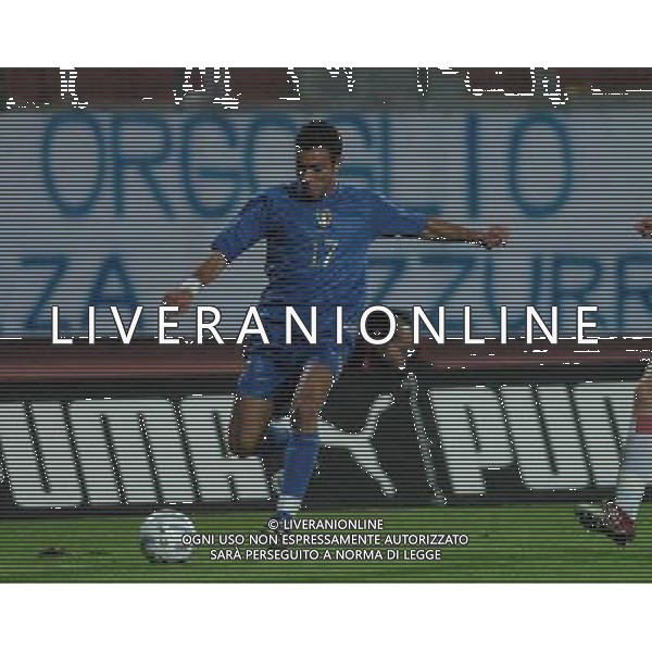 Mantova 12/10/2004 Italia-Bielorussia Under 21 Qualificazioni europei nella foto quagliarella foto marco luzzani/agenzia aldo liverani