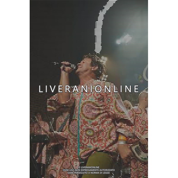 Polyphonic Spree, fronted by Tim DeLaughter, perform at their album launch event at Village Undergrond, London, on Tuesday 6 August. AG ALDO LIVERANI SAS ONLY ITALY