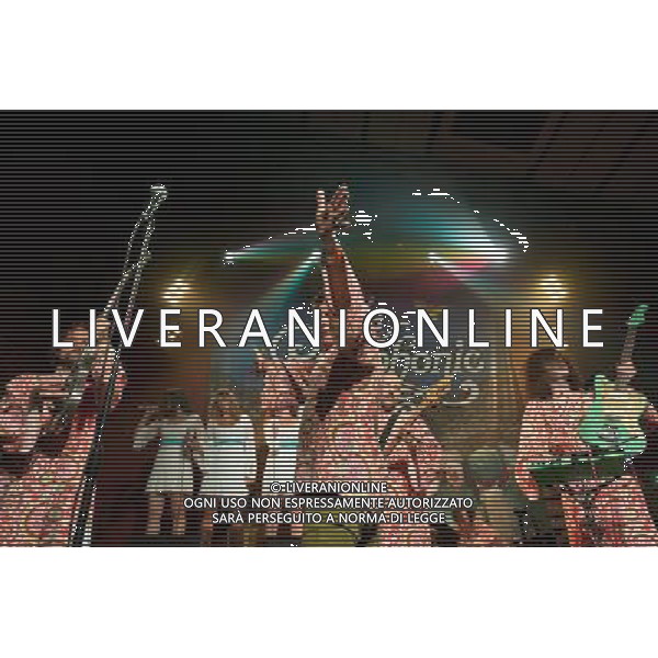 Polyphonic Spree, fronted by Tim DeLaughter, perform at their album launch event at Village Undergrond, London, on Tuesday 6 August. AG ALDO LIVERANI SAS ONLY ITALY