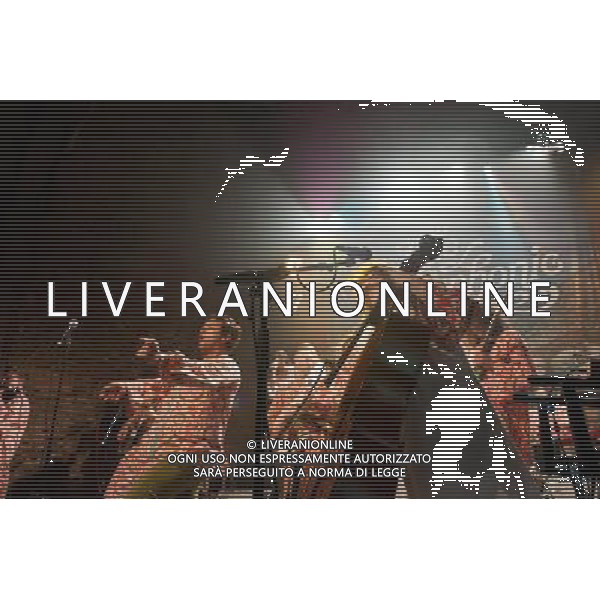 Polyphonic Spree, fronted by Tim DeLaughter, perform at their album launch event at Village Undergrond, London, on Tuesday 6 August. AG ALDO LIVERANI SAS ONLY ITALY