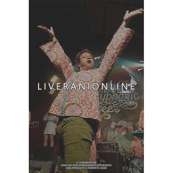 Polyphonic Spree, fronted by Tim DeLaughter, perform at their album launch event at Village Undergrond, London, on Tuesday 6 August. AG ALDO LIVERANI SAS ONLY ITALY