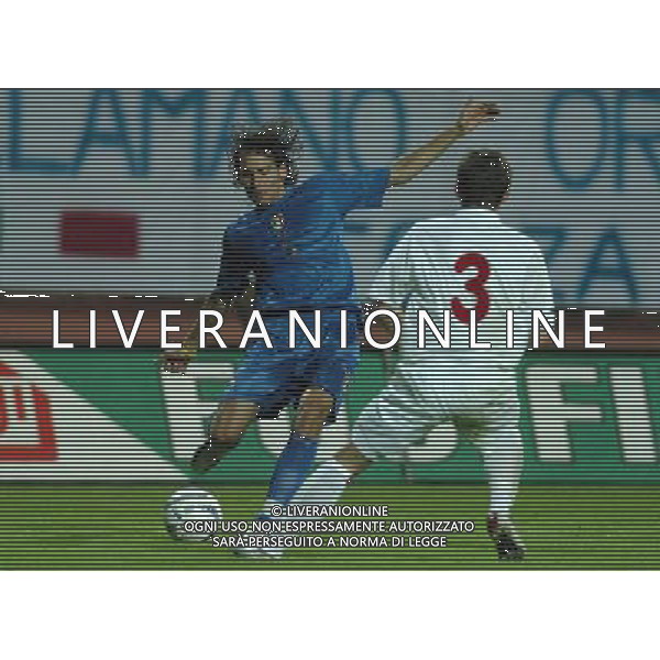 MANTOVA 12/10/04 QUALIFICAZIONI EUROPEI U21 ITALIA-BIELORUSSIA NELLA FOTO POTENZA ALESSANDRO PH GIGI ARCAINI/AG.ALDO LIVERANI
