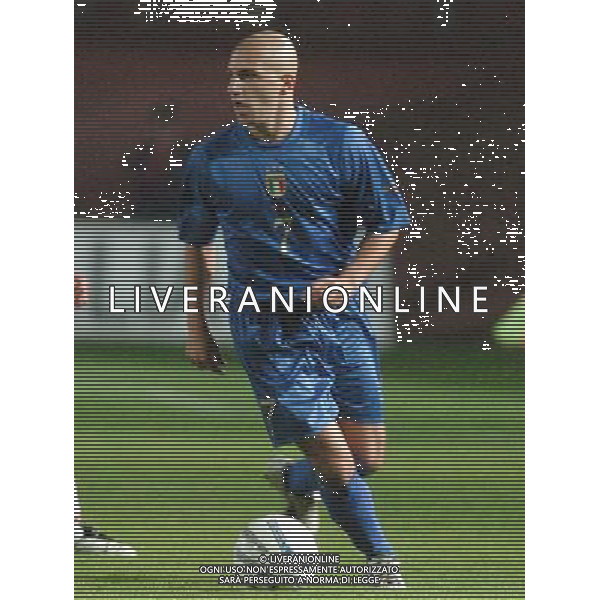 MANTOVA 12/10/04 QUALIFICAZIONI EUROPEI U21 ITALIA-BIELORUSSIA NELLA FOTO ROSINA ALESSANDRO PH GIGI ARCAINI/AG.ALDO LIVERANI