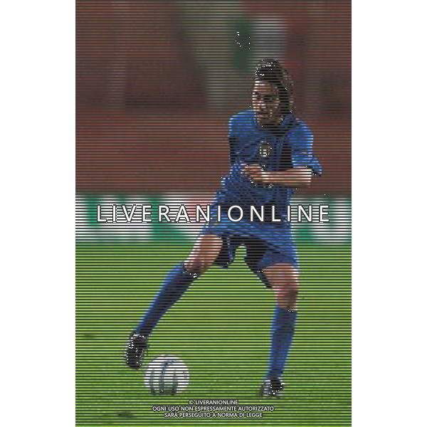 MANTOVA 12/10/04 QUALIFICAZIONI EUROPEI U21 ITALIA-BIELORUSSIA NELLA FOTO AQUILANI ALBERTO PH MARCO LUZZANI/AG. ALDO LIVERANI