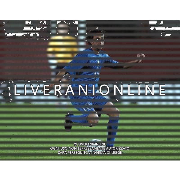 MANTOVA 12/10/04 QUALIFICAZIONI EUROPEI U21 ITALIA-BIELORUSSIA NELLA FOTO AQUILANI ALBERTO PH MARCO LUZZANI/AG. ALDO LIVERANI