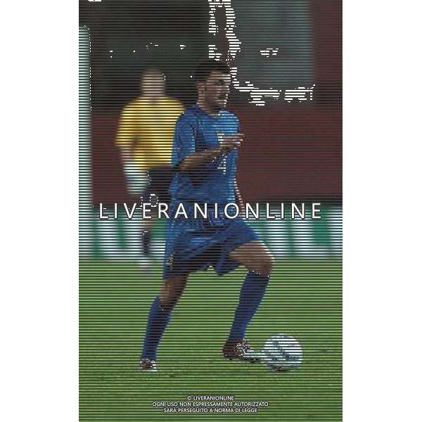 MANTOVA 12/10/04 QUALIFICAZIONI EUROPEI U21 ITALIA-BIELORUSSIA NELLA FOTO BOVO CESARE PH MARCO LUZZANI/AG. ALDO LIVERANI