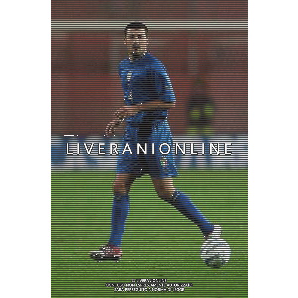 MANTOVA 12/10/04 QUALIFICAZIONI EUROPEI U21 ITALIA-BIELORUSSIA NELLA FOTO BOVO CESARE PH MARCO LUZZANI/AG. ALDO LIVERANI