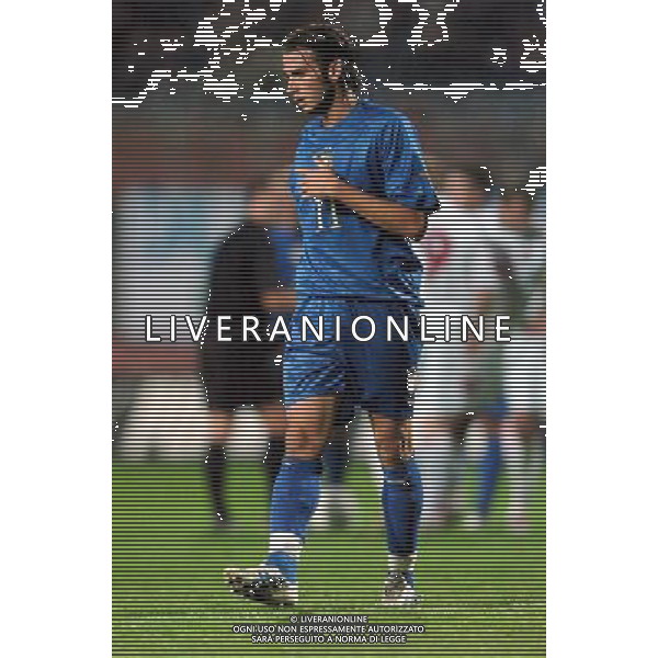 MANTOVA 12/10/04 QUALIFICAZIONI EUROPEI U21 ITALIA-BIELORUSSIA NELLA FOTO PAZZINI GIAMPAOLO PH MARCO LUZZANI/AG. ALDO LIVERANI
