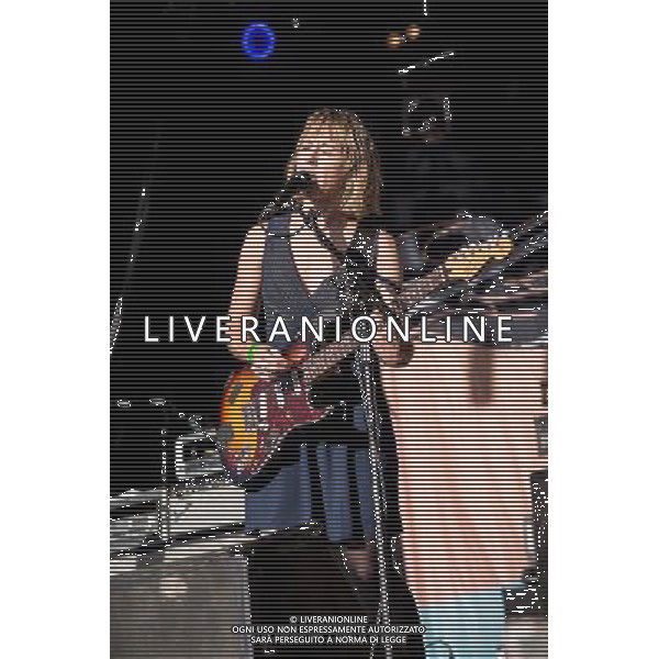 The Joy Formidable live on the main stage at Boardmasters. Sunday 11th August 2013 ©photoshot/AGENZIA ALDO LIVERANI SAS - ITALY ONLY - EDITORIAL USE ONLY