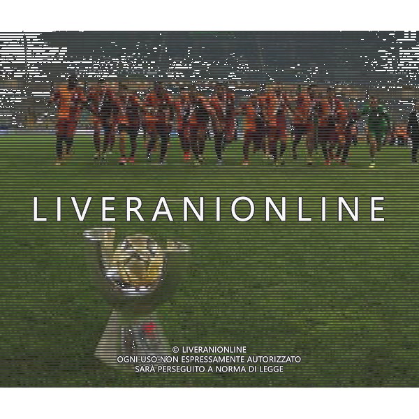 Turkish supercup match between Fenerbahce and Galatasaray at Kadir Has Stadium in Kayseri on August 11, 2013. Match Scored: Fenerbahce 0 - Galatasaray 1 Pictured: Players of Galatasaray celebrate winning the Turkey supercup. TURCJA SUPER PUCHAR LIGA TURECKA PILKA NOZNA SEZON 2013/2014 FOT.SESKIM PHOTO/NEWSPIX.PL TURKEY, GERMANY, AUSTRIA AND UK OUT !!! --- Newspix.pl AG ALDO LIVERANI SAS ONLY ITALY *** Local Caption *** www.newspix.pl mail us: info@newspix.pl call us: 0048 022 23 22 222 --- Polish Picture Agency by Ringier Axel Springer Poland