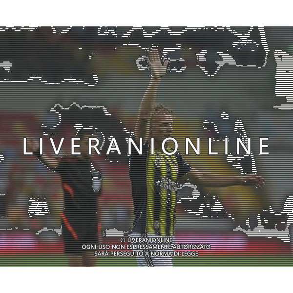 Turkish supercup match between Fenerbahce and Galatasaray at Kadir Has Stadium in Kayseri on August 11, 2013. Match Scored: Fenerbahce 0 - Galatasaray 1 Pictured: Dirk Kuyt of Fenerbahce. TURCJA SUPER PUCHAR LIGA TURECKA PILKA NOZNA SEZON 2013/2014 FOT.SESKIM PHOTO/NEWSPIX.PL TURKEY, GERMANY, AUSTRIA AND UK OUT !!! --- Newspix.pl AG ALDO LIVERANI SAS ONLY ITALY *** Local Caption *** www.newspix.pl mail us: info@newspix.pl call us: 0048 022 23 22 222 --- Polish Picture Agency by Ringier Axel Springer Poland