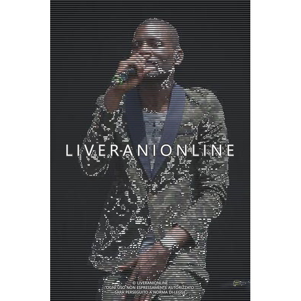 Rapper Wretch 32 (born Jermaine Scott Sinclair) Performs at The Yahoo! Wireless Festival at Queen Elizabeth Olympic Park, London, England, UK on 12th July 2013. AG ALDO LIVERANI SAS ONLY ITALY