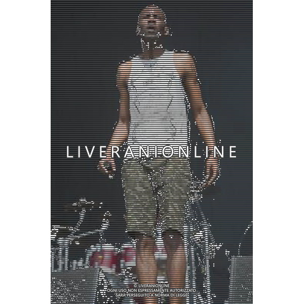 Rapper Wretch 32 (born Jermaine Scott Sinclair) Performs at The Yahoo! Wireless Festival at Queen Elizabeth Olympic Park, London, England, UK on 12th July 2013. AG ALDO LIVERANI SAS ONLY ITALY