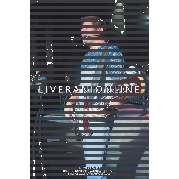 Racall Flats - Jay DeMarcus (bass guitar, keyboard, piano, vocals) performing live in concert on their Live \' Loud Tour at the O2 Shepherdâ€™s Bush Empire, London, United Kingdom Date: 10/071023 AG ALDO LIVERANI SAS ONLY ITALY