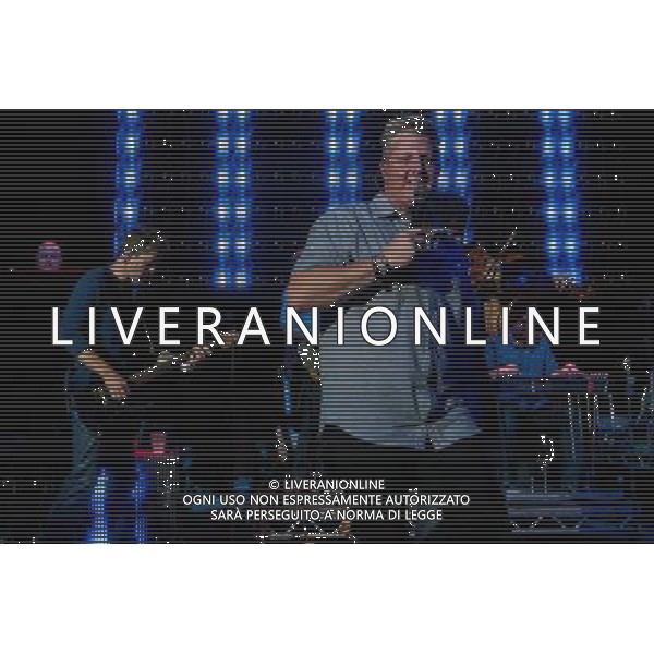 Racall Flats - Gary LeVox (lead vocals), Joe Don Rooney (lead guitar, vocals) performing live in concert on their Live \' Loud Tour at the O2 Shepherdâ€™s Bush Empire, London, United Kingdom Date: 10/071023 AG ALDO LIVERANI SAS ONLY ITALY
