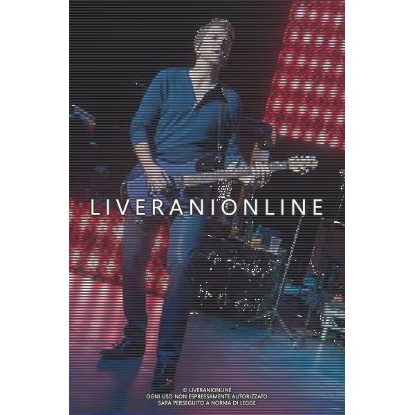 Racall Flats - Joe Don Rooney (lead guitar, vocals) performing live in concert on their Live \' Loud Tour at the O2 Shepherdâ€™s Bush Empire, London, United Kingdom Date: 10/071023 AG ALDO LIVERANI SAS ONLY ITALY