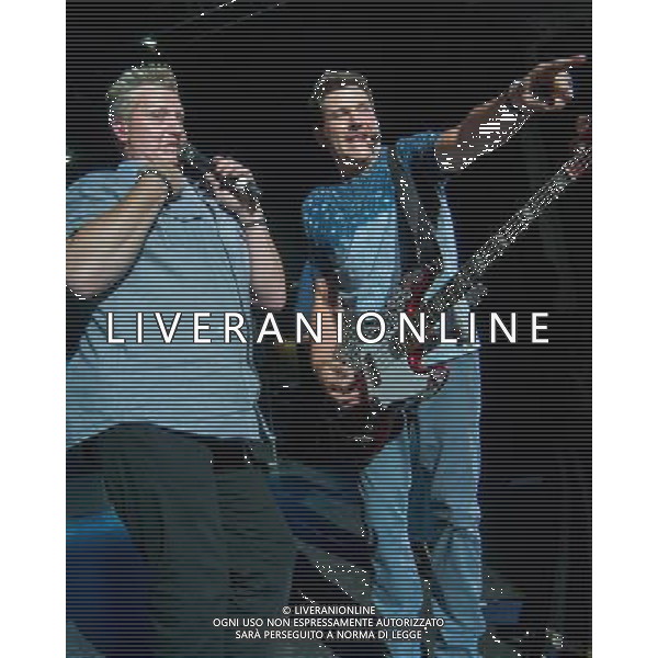 Racall Flats - L-R Gary LeVox (lead vocals), Jay DeMarcus (bass guitar, keyboard, piano, vocals) performing live in concert on their Live \' Loud Tour at the O2 Shepherdâ€™s Bush Empire, London, United Kingdom Date: 10/071023 AG ALDO LIVERANI SAS ONLY ITALY