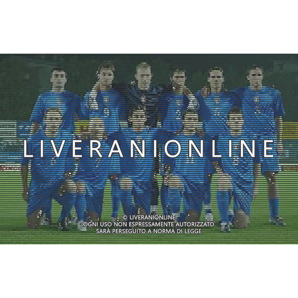 NOVA GORICA ( SLO ) 08 / 10 / 2004 SLOVENIA U21-ITALIA U21 NELLA FOTO: FORMAZIONE FOTO PAOLA GARBUIO / ALDO LIVERANI s.a.s